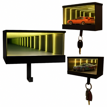 InfinyKey – Organizador de Llaves Premium, Fácil de Instalar