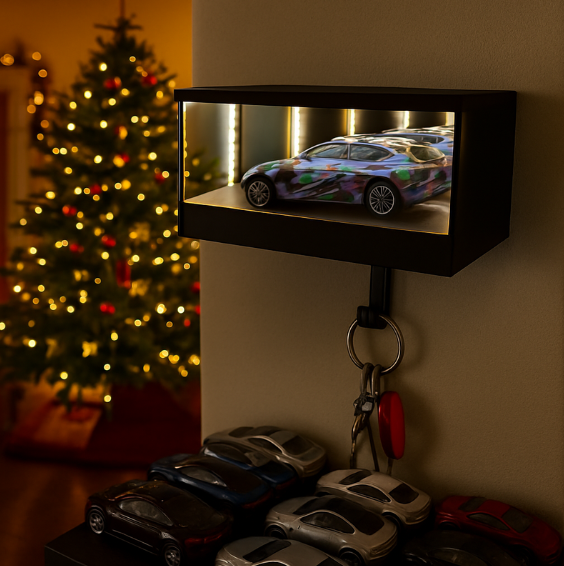 InfinyKey – Organizador de Llaves Premium, Fácil de Instalar